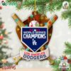 Los Angeles Dodgers 2024 World Series Champion Ornament Christmas Tree