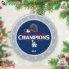 Los Angeles Dodgers 2024 World Series Champions Xmas Ornament
