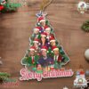Trump Maga Merry Christmas Our Journey Towards Greatness Continues Xmas Tree Ornament