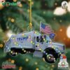 Trump Make America Great Again 2024 Garbage Truck Ornament Rump Truck Xmas Light Ornament