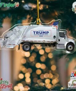 Funny Trump Garbage Ornament Political Trends Trump 2024 Gifts