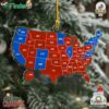 Us Presidential Map Election 2024 Ornament Trump Ornament Gift