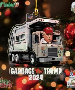 Garbage For Trump Ornament Trump Christmas 2024 Ornament