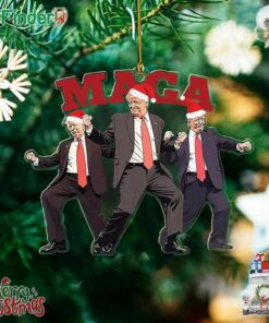 Maga Santa Trump Dance Ornament