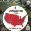 Donald Trump Election Results Map Ornament Trump Ornament Gift
