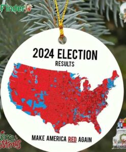 Donald Trump Election Results Map Ornament Trump Ornament Gift