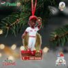 Eric Davis Cincinnati Reds 1987 Gold Glove Ornament