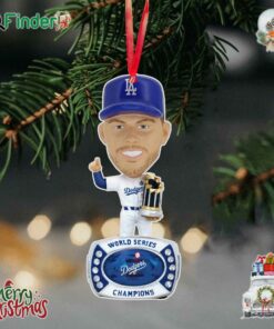 Freddie Freeman Los Angeles Dodgers 2024 World Series Champions Ring Base Mini Bighead Ornament