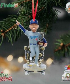 Freddie Freeman Los Angeles Dodgers 2024 World Series Champions Mvp Celebration Ornament