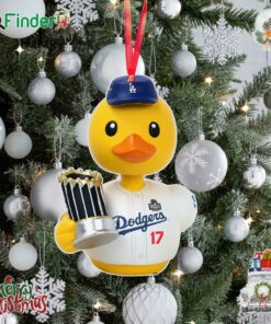 Shohei Ohtani Los Angeles Dodgers 2024 World Series Champions Duck Ornament