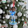 Terrion Arnold Detroit Lions Bobble Dubblz Ornament