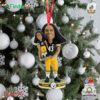 Troy Polamalu Pittsburgh Steelers Bobble Dubblz Ornament