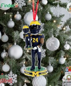 Michigan Wolverines Bobble Dubblz Ornament