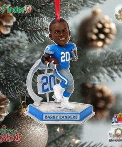 Barry Sanders Detroit Lions Legendary Number 20 Ornament