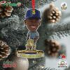 Ken Griffey Jr Seattle Mariners 1990 Gold Glove Mini Bighead Ornament