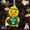 Jayson Tatum Boston Celtics Player Bobble Duck Mini Ornament