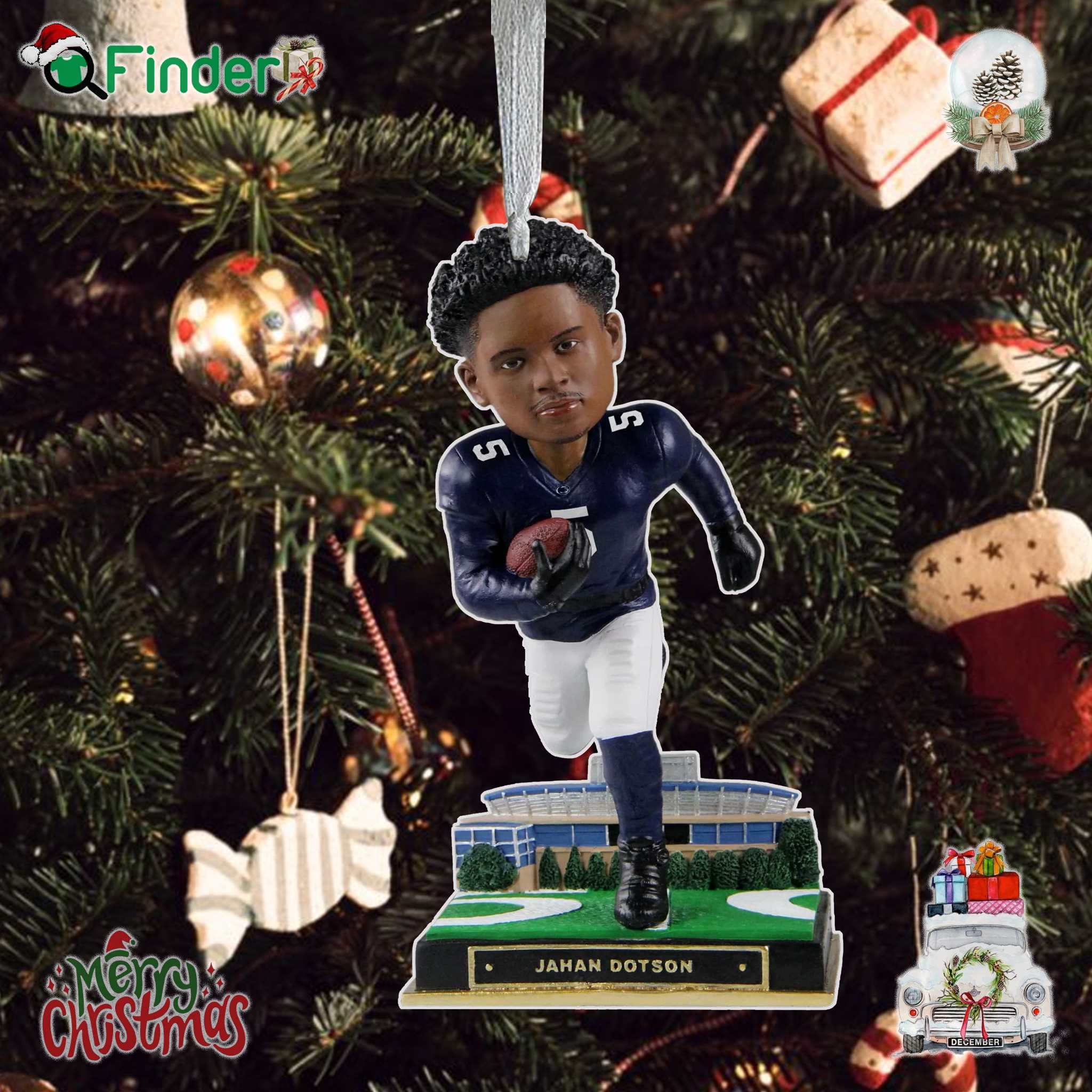 Jahan Dotson Penn State Nittany Lions Gates Series Ornament Jahan Dotson Penn State Nittany Lions Gates Series Ornament