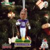 Justin Jefferson Minnesota Vikings Field Star Ornament
