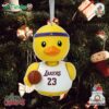 Lebron James Los Angeles Lakers Player Bobble Duck Mini Ornament