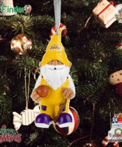 Los Angeles Lakers Team Gnome Ornament