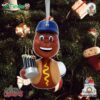Dodger Dog Los Angeles Dodgers 2024 World Series Champions Mascot Duck Ornament