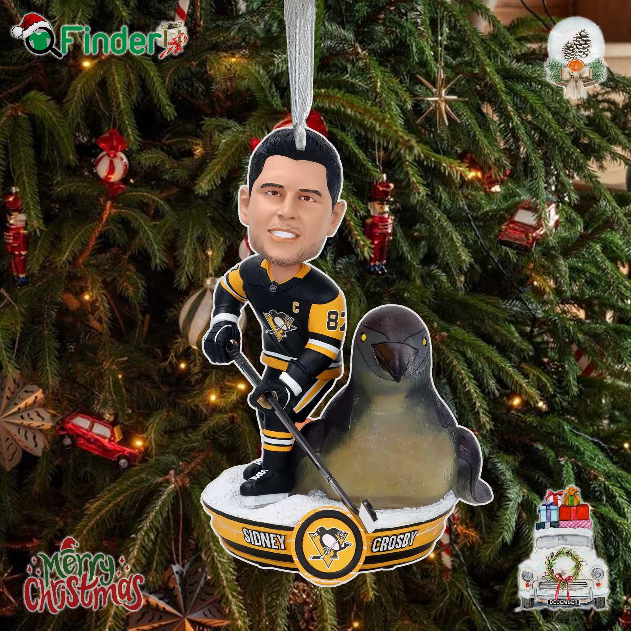 Sidney Crosby Pittsburgh Penguins Penguin Spirit Animal Ornament Sidney Crosby Pittsburgh Penguins Penguin Spirit Animal Ornament