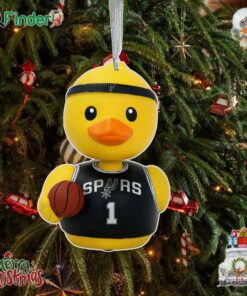 Victor Wembanyama San Antonio Spurs Player Bobble Duck Mini Ornament