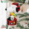 Georgia Bulldogs Snoopy And Woodstock Peanuts Christmas Ornament