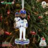 Teoscar Hernandez Los Angeles Dodgers 2024 World Series Champions Bobble Dubblz Ornament