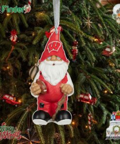 Wisconsin Badgers Team Gnome Ornament