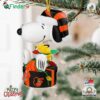Baltimore Orioles Snoopy And Woodstock Peanuts Christmas Ornament