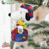Buffalo Bills Snoopy And Woodstock Peanuts Christmas Ornament