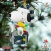 Philadelphia Eagles Snoopy And Woodstock Peanuts Christmas Ornament