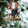 Tim Duncan & Victor Wembanyama San Antonio Spurs Then And Now Ornament