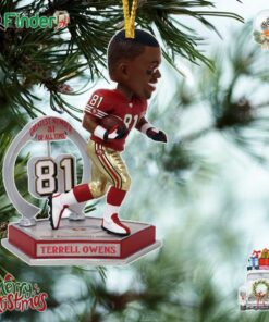 Terrell Owens San Francisco 49ers Legendary Number 81 Ornament
