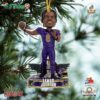 Lamar Jackson Baltimore Ravens Purple Rising Ornament
