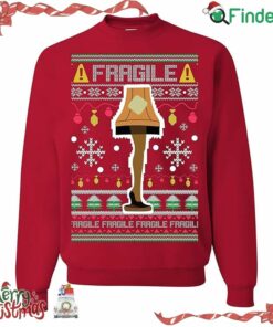 Fragile Leg Lamp Christmas Story Funny Xmas Ugly Christmas Sweater