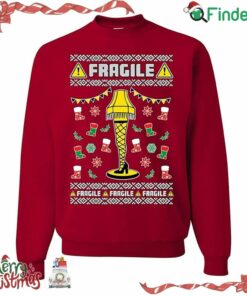 Fragile Leg Lamp Merry Christmas Ugly Christmas Sweater