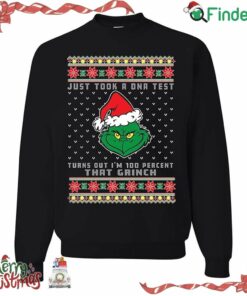 Just Took A Dna Test Turns Out Im 100 Percent Ugly Christmas Crewneck Sweatshirt