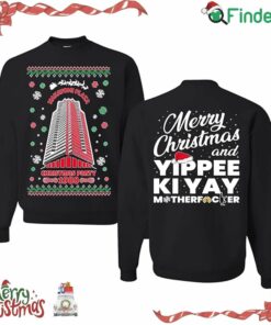 Nakatomi Plaza Christmas Party 1988 Classic Mcclane Die Hard Crewneck Sweatshirt Merry Christmas Yippee Ki Yay