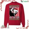 Trump Merry Christmas To All And To All A Good Fight Ugly Christmas Sweater Unisex Xmas Crewneck Sweatshirt