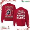 Merry Christmas And Yippee Ki Yay Nakatomi Plaza Christmas Party 1988 Classic Mcclane Die Hard Ugly Christmas Sweater Crewneck Sweatshirt