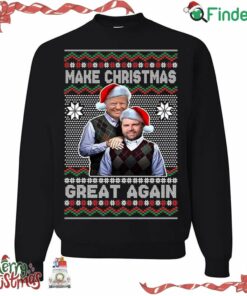 Trump Vance Step Brothers Make Christmas Great Again Santa Ugly Christmas Crewneck Sweatshirt