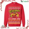 Turboman It's Turbo Time Ugly Christmas Sweater Unisex Sweatshirt