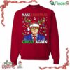 Trump Make Christmas Great Again Ugly Funny Christmas Sweater Sweatshirt