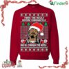 Twas The Nizzle Before Chrismizzle Ugly Christmas Crewneck Sweatshirt