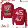 Time To Take Out The Garbage Daddys Home 45 47 Ugly Christmas Crewneck Sweatshirt