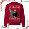 Wild Custom Apparel Will Chris Slap Keep Santas Name Out Of Your Mouth Ugly Christmas Sweater Sweater Crewneck Sweatshirt