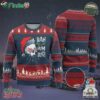 Xmas Bah Humbug Skull Santa Hat Ugly Christmas Sweater