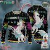 Custom Funny Christmas Holiday Rocker Unicorn Ugly Sweater